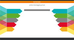 Desktop Screenshot of online-lesetagebuch.de