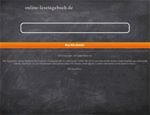 Tablet Screenshot of online-lesetagebuch.de